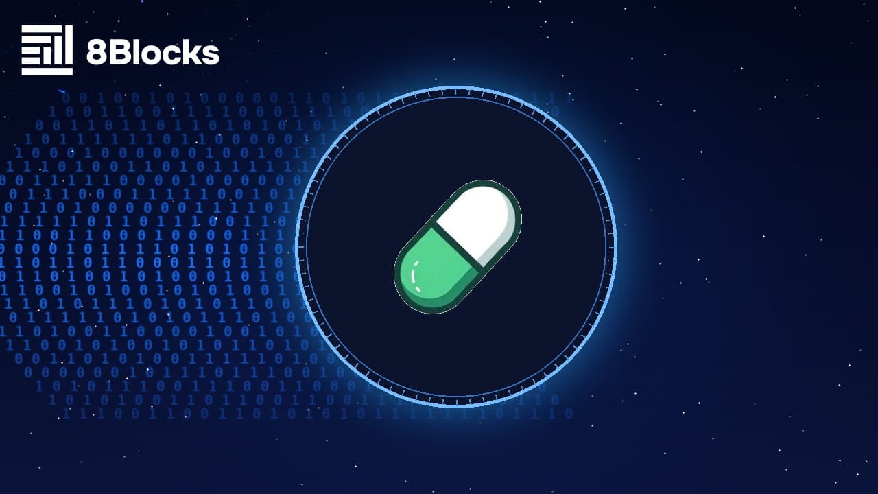 Обложка аудита токена PUMP от Pump.fun: светящийся мемкоин-токен Solana на фоне потока блокчейн-данных