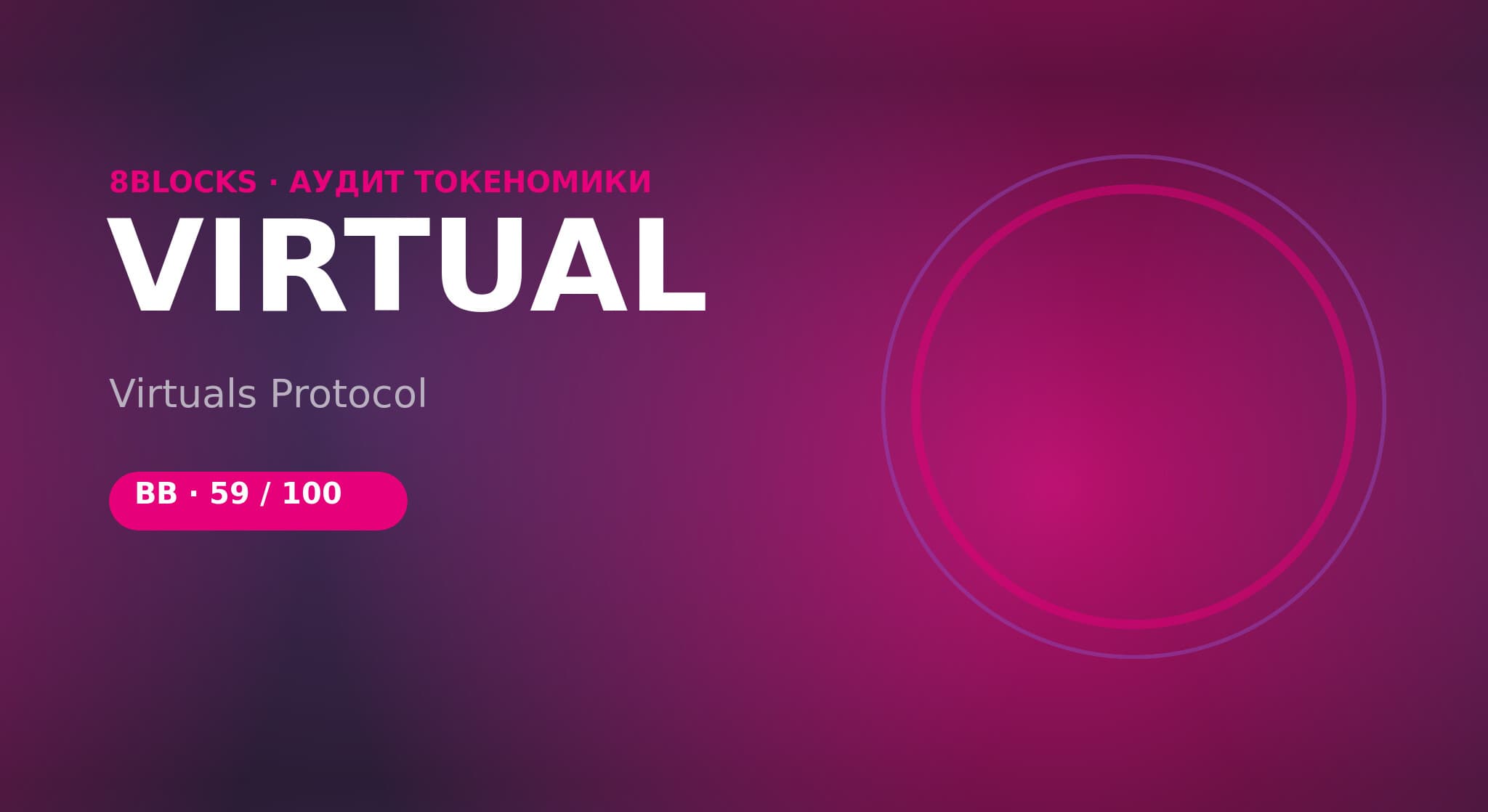 Аудит токеномики Virtuals — рейтинг BB